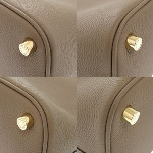 新品同様 ボナベンチュラ エマバッグ 28 ボッタラート BBGT2-ET レザー エトープ 2way ハンドバッグ ブラウン 0488【中古】BONAVENTURA