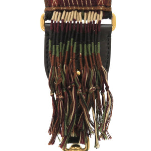 美品 クリスチャンディオール ショルダーストラップ メダリオン キャンバス/レザー レッド 赤 0490【中古】Christian Dior