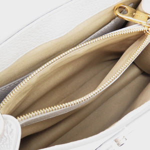 新品同様 クロエ アビー レザー ライトクラウド 0496 水色 ハンドバッグ【中古】Chloe