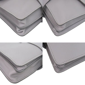 新品同様 クロエ アビー レザー ライトクラウド 0496 水色 ハンドバッグ【中古】Chloe