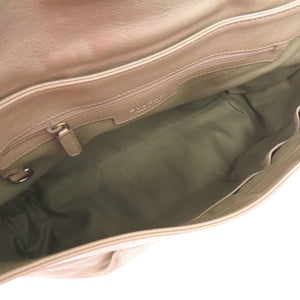 ブルガリ チャンドラ 斜め掛け ショルダーバッグ レザー ホワイトゴールド 0500【中古】BVLGARI