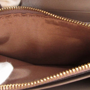 新品同様 サルヴァトーレフェラガモ ヴァラリボン レザー グレー 2つ折り長財布 財布 0502【中古】Salvatore Ferragamo