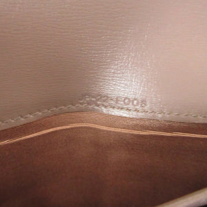 新品同様 サルヴァトーレフェラガモ ヴァラリボン レザー グレー 2つ折り長財布 財布 0502【中古】Salvatore Ferragamo