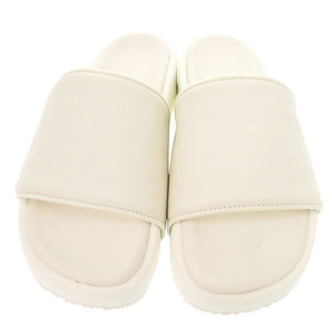 未使用品 Y-3 SLIDE ヨウジヤマモト アディダス FZ6402 サイズ24.5cm レザー ホワイト サンダル 厚底サンダル 白 0514【中古】