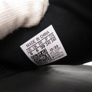 未使用品 Y-3 SLIDE ヨウジヤマモト アディダス FZ6403 サイズ24.5cm レザー ブラック サンダル 厚底サンダル 黒 0515【中古】