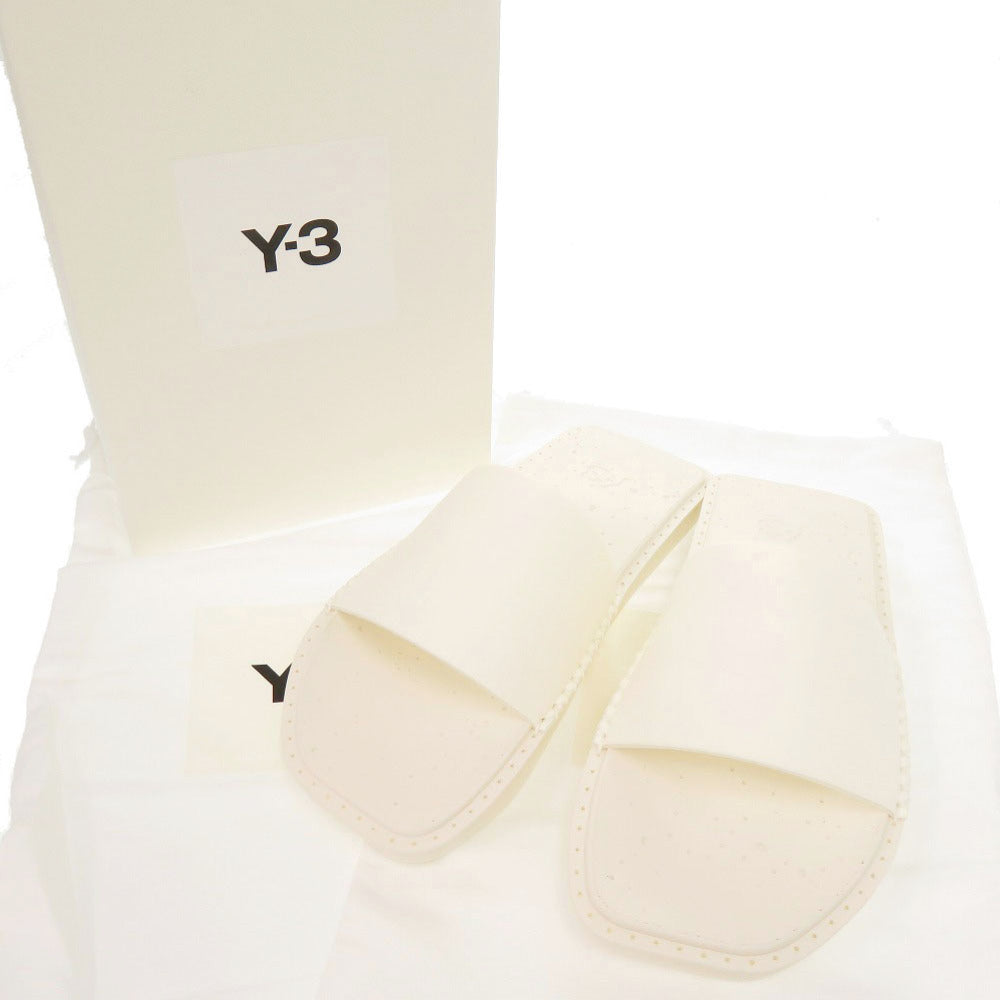 未使用品 Y-3 WATER SLIDE ヨウジヤマモト アディダス FZ6424 サイズ24.5cm ポリウレタン ホワイト サンダル 白 0516【中古】