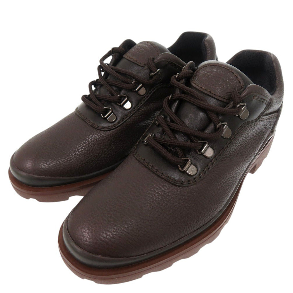 未使用品 トッズ ドライビングシューズ マウンテンシューズ XXM04E0EE50PUY S800 レザーシューズ ダークブラウン 0518【中古】TOD’S