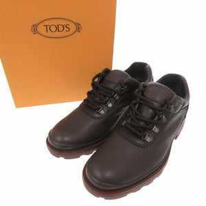 未使用品 トッズ ドライビングシューズ マウンテンシューズ XXM04E0EE50PUY S800 レザーシューズ ダークブラウン 0518【中古】TOD’S