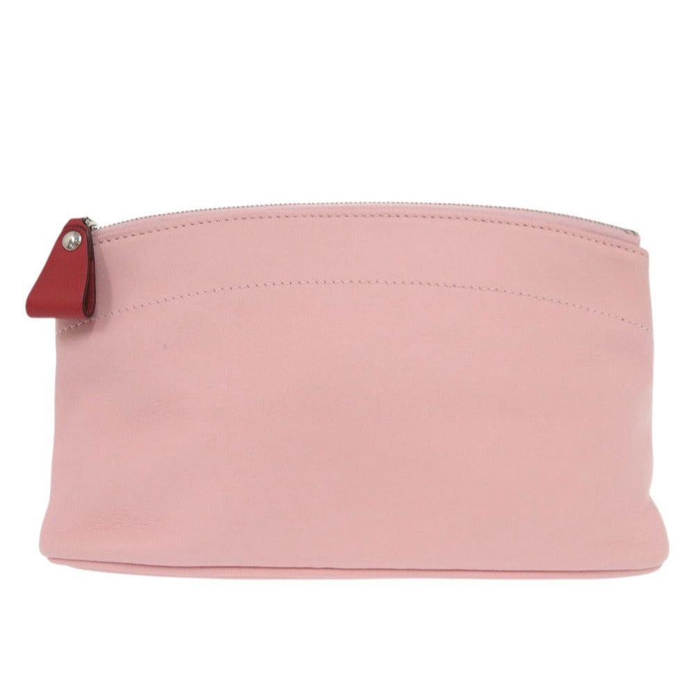 エルメス トユボユ MM ヴォースイフト アニョーミロ ローズサクラ T刻印(2015年製) ポーチ ピンク 0537【中古】HERMES