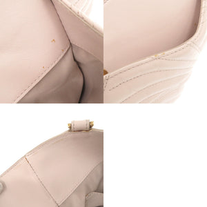 美品 サルヴァトーレフェラガモ AB-21 G898 レザー ピンク トートバッグ ショルダーバッグ 0547【中古】Salvatore Ferragamo