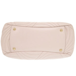 美品 サルヴァトーレフェラガモ AB-21 G898 レザー ピンク トートバッグ ショルダーバッグ 0547【中古】Salvatore Ferragamo