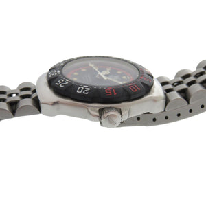 美品 タグホイヤー プロフェッショナル 200M WA1414 SS ブラック クオーツ 腕時計 黒文字盤 0549【中古】TAG HEUER