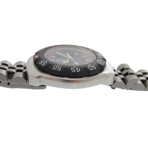 美品 タグホイヤー プロフェッショナル 200M WA1414 SS ブラック クオーツ 腕時計 黒文字盤 0549【中古】TAG HEUER