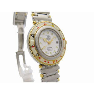 タグホイヤー エグゼクティブ 915.808 クオーツ 腕時計 SS ホワイト 白文字盤 0550【中古】TAG HEUER レディース