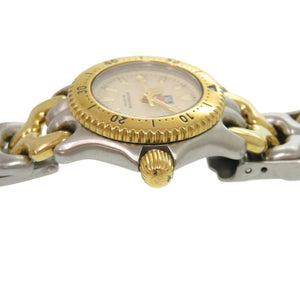 タグホイヤー セルシリーズ プロフェッショナル200 WG1421-0 SS アイボリー ゴールド クオーツ 腕時計 0551【中古】TAG HEUER