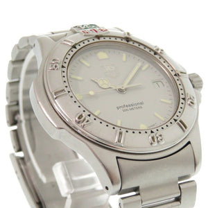 タグホイヤー プロフェッショナル200m 999.706A SS グレー クオーツ 腕時計 0552【中古】TAG HEUER