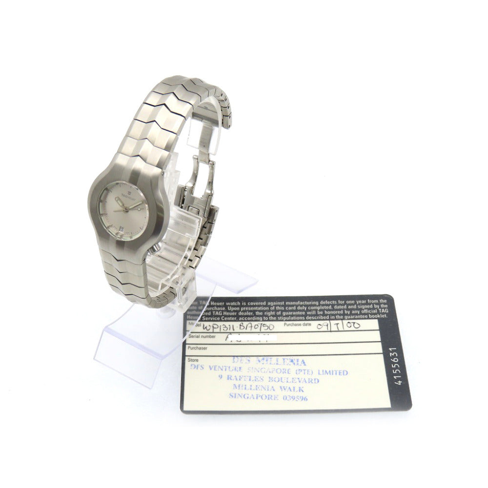 新品同様 タグホイヤー アルターエゴ WP1311 クオーツ 腕時計 SS シルバー 0554【中古】TAG HEUER レディース