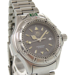 美品 タグホイヤー プロフェッショナル200m WF1411-0 SS グレー クオーツ 腕時計 0555【中古】TAG HEUER
