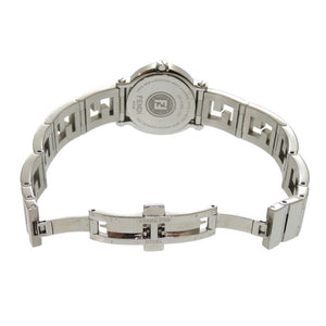 フェンディ 6100L ケアドロ シェル SS ブラック クオーツ 腕時計 黒文字盤 0556【中古】FENDI