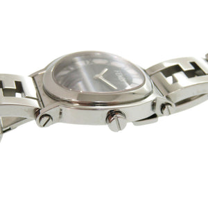 フェンディ 6100L ケアドロ シェル SS ブラック クオーツ 腕時計 黒文字盤 0556【中古】FENDI