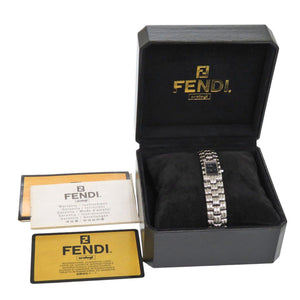 美品 フェンディ 660L SS ネイビー クオーツ 腕時計 0557【中古】FENDI