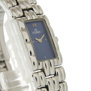 美品 フェンディ 660L SS ネイビー クオーツ 腕時計 0557【中古】FENDI