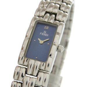 美品 フェンディ 660L SS ネイビー クオーツ 腕時計 0557【中古】FENDI
