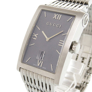 美品 グッチ Gメトロ 日本500本限定 8600M クオーツ 腕時計 SS グレー 0562【中古】GUCCI