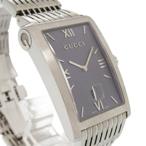 美品 グッチ Gメトロ 日本500本限定 8600M クオーツ 腕時計 SS グレー 0562【中古】GUCCI