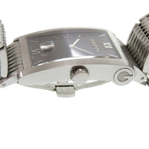 美品 グッチ Gメトロ 日本500本限定 8600M クオーツ 腕時計 SS グレー 0562【中古】GUCCI