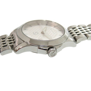 新品同様 グッチ Gタイムレス 126.5 SS シルバー クオーツ 腕時計 0564【中古】GUCCI