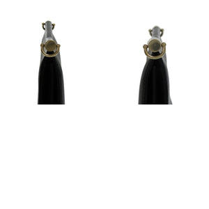 美品 ジミーチュウ KALINA カリーナ レザー ブラック 0570 黒 チェーンショルダーバッグ【中古】JIMMY CHOO