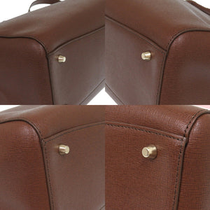 美品 フルラ 2WAY LINDA リンダ G6453 ハンドバッグ レザー 本革 ブラウン 0573 茶 ショルダーバッグ ハンドバッグ【中古】Furla