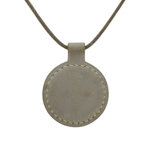 エルメス トゥアレグ レザー グリーン □E刻印 緑 チョーカー 0590【中古】HERMES