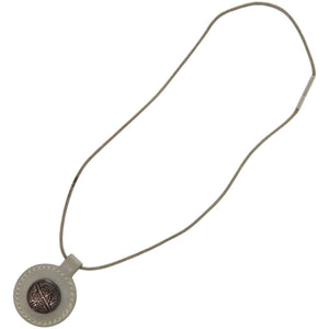 エルメス トゥアレグ レザー グリーン □E刻印 緑 チョーカー 0590【中古】HERMES