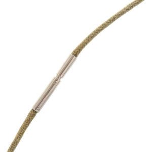 エルメス トゥアレグ レザー グリーン □E刻印 緑 チョーカー 0590【中古】HERMES