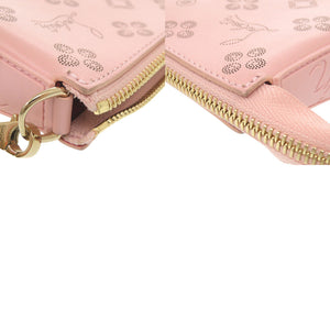 新品同様 クリスチャンルブタン ルビラ ジップアップ 3225038 レザー ピンク チェーンショルダーバッグ ショルダーバッグ 0595【中古】Christian Louboutin