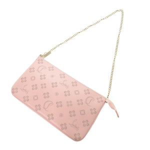 新品同様 クリスチャンルブタン ルビラ ジップアップ 3225038 レザー ピンク チェーンショルダーバッグ ショルダーバッグ 0595【中古】Christian Louboutin