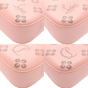 新品同様 クリスチャンルブタン ルビラ ジップアップ 3225038 レザー ピンク チェーンショルダーバッグ ショルダーバッグ 0595【中古】Christian Louboutin