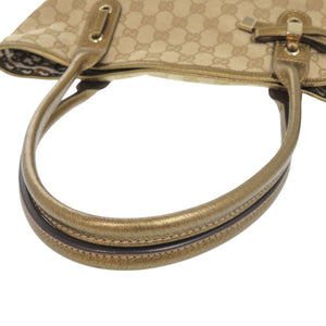 グッチ プリンシー 181779 GGキャンバス ベージュ トートバッグ 0599【中古】GUCCI