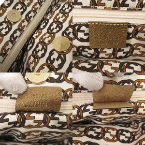 グッチ プリンシー 181779 GGキャンバス ベージュ トートバッグ 0599【中古】GUCCI