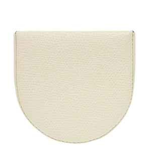 新品同様 ヴァレクストラ 馬蹄型 コインケース ソフトカーフスキン レザー ホワイト 白 0602【中古】Valextra