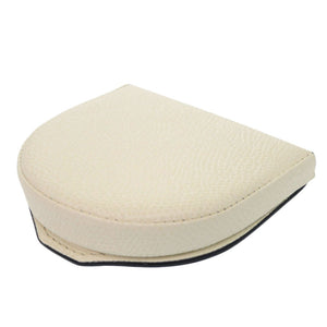 新品同様 ヴァレクストラ 馬蹄型 コインケース ソフトカーフスキン レザー ホワイト 白 0602【中古】Valextra