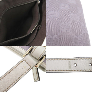 美品 グッチ 257246 GGキャンバス パープル ショルダーバッグ 0605【中古】GUCCI