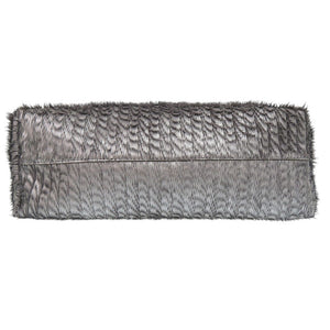 ロエベ フリンジ メタリック ショルダーバッグ レザー シルバー 0607【中古】LOEWE