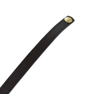 美品 ルイ ヴィトン レザー ブラウン 茶 ショルダーストラップ LV 0610【中古】LOUIS VUITTON