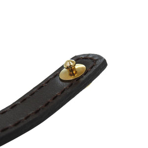 美品 ルイ ヴィトン レザー ブラウン 茶 ショルダーストラップ LV 0610【中古】LOUIS VUITTON