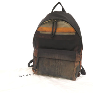 美品 ジバンシィ ナイロン レザー ブラック リュック デイパック 0626【中古】GIVENCHY