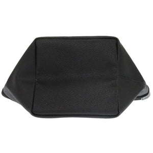 新品同様  エルベシャプリエ キャンバス レザー ブラック 0639 黒 ハンドバッグ【中古】