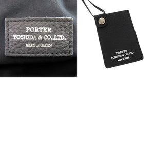 新品同様 吉田カバン ポーター PORTER ウィズ ポーチ 016-01077 レザー ブラック 黒 0648 セカンドバッグ【中古】YOSHIDA & CO., LTD.